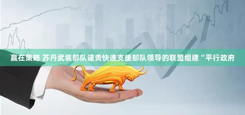赢在策略 苏丹武装部队谴责快速支援部队领导的联盟组建“平行政府
