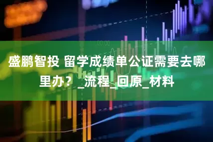 盛鹏智投 留学成绩单公证需要去哪里办？_流程_回原_材料
